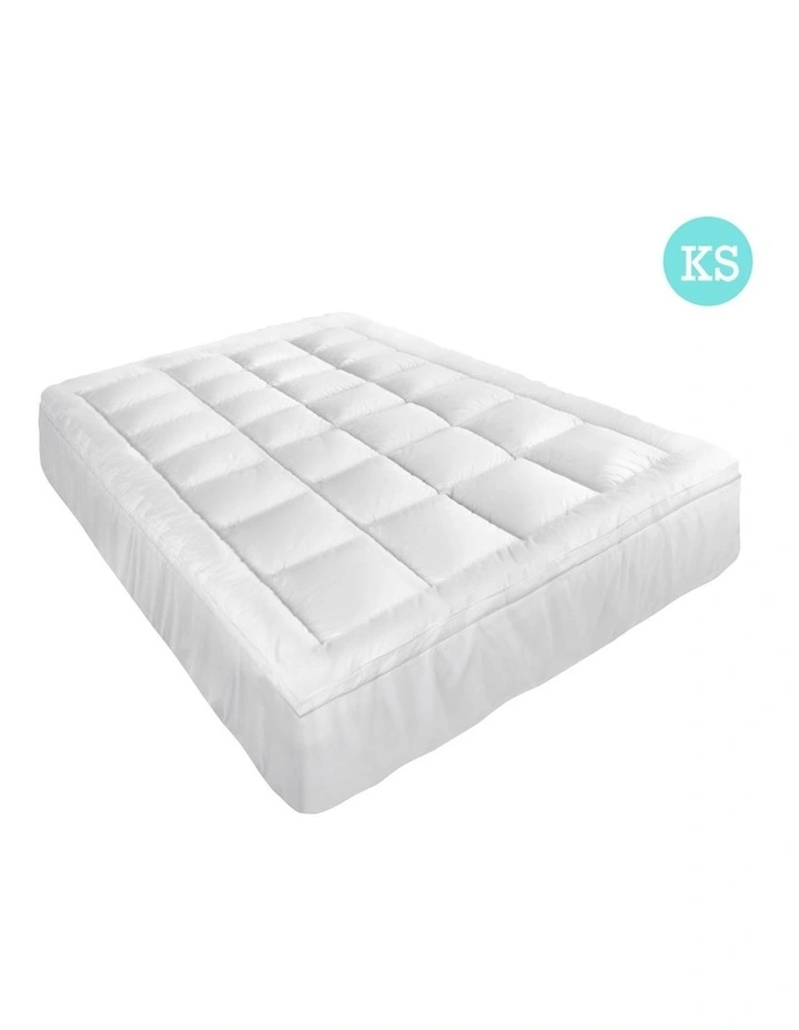 Giselle Bedding King Single Size Memory Resistant Mattress Topper
