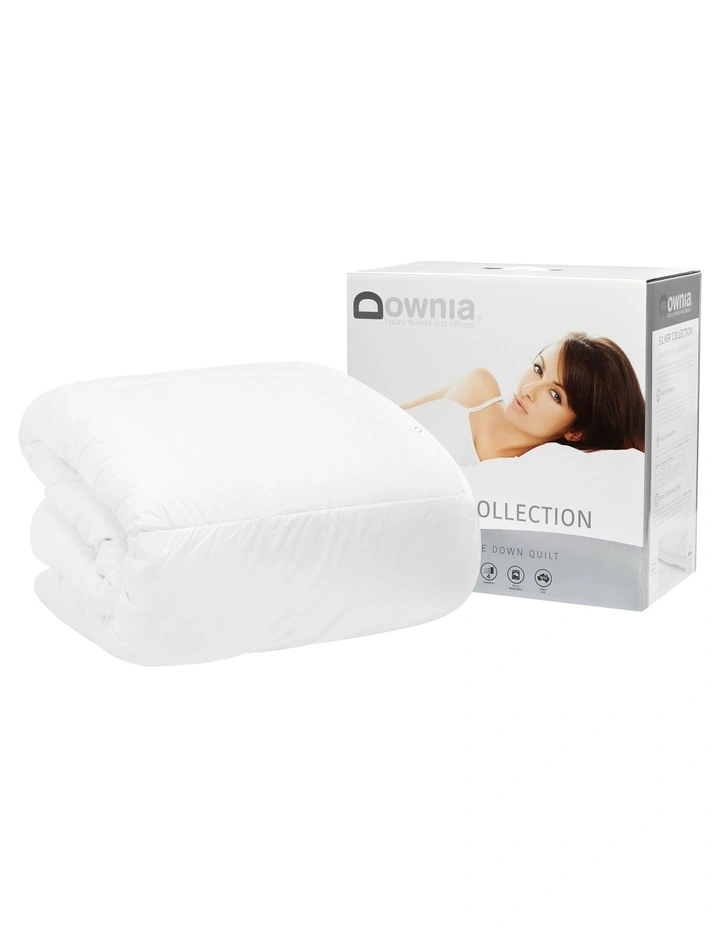 Downia Silver Collection 85/15 White Goose Down Quilt - Image 3