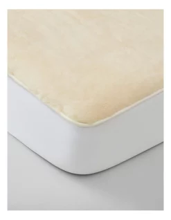 Sheridan Deluxe Australian Wool Reversible Underlay In White