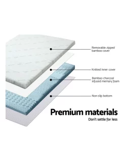 Giselle Bedding COOL GEL Memory Foam Mattress Topper BAMBOO 5CM 7-Zone King -Sheridan Shop unnamed file 1203