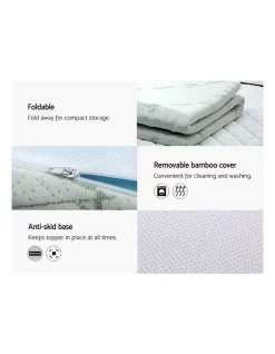 Giselle Bedding COOL GEL Memory Foam Mattress Topper BAMBOO 5CM 7-Zone Double 11 Giselle Bedding COOL GEL Memory Foam Mattress Topper BAMBOO 5CM 7-Zone Double -Sheridan Shop unnamed file 1209