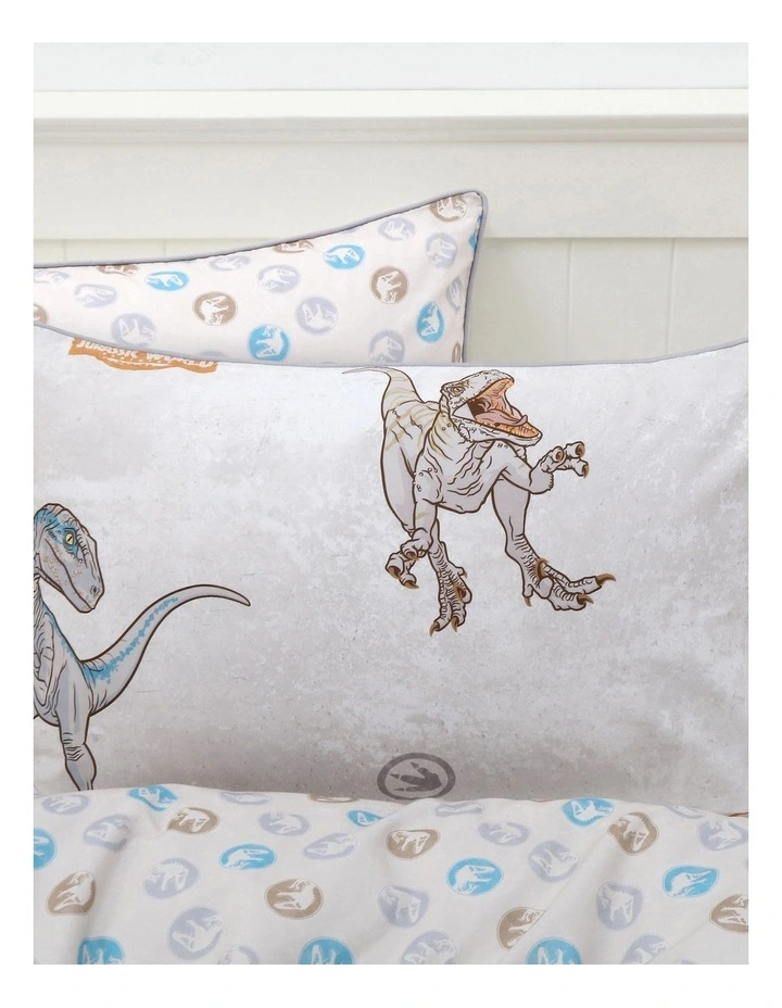 Jurassic World Jurassic Park Quilt Cover Set Multi - Image 3