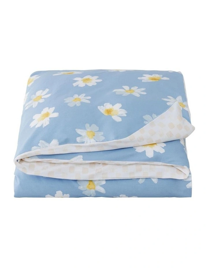 Sheridan Kid's Ruthie Quilt Cover In Blue - Image 4