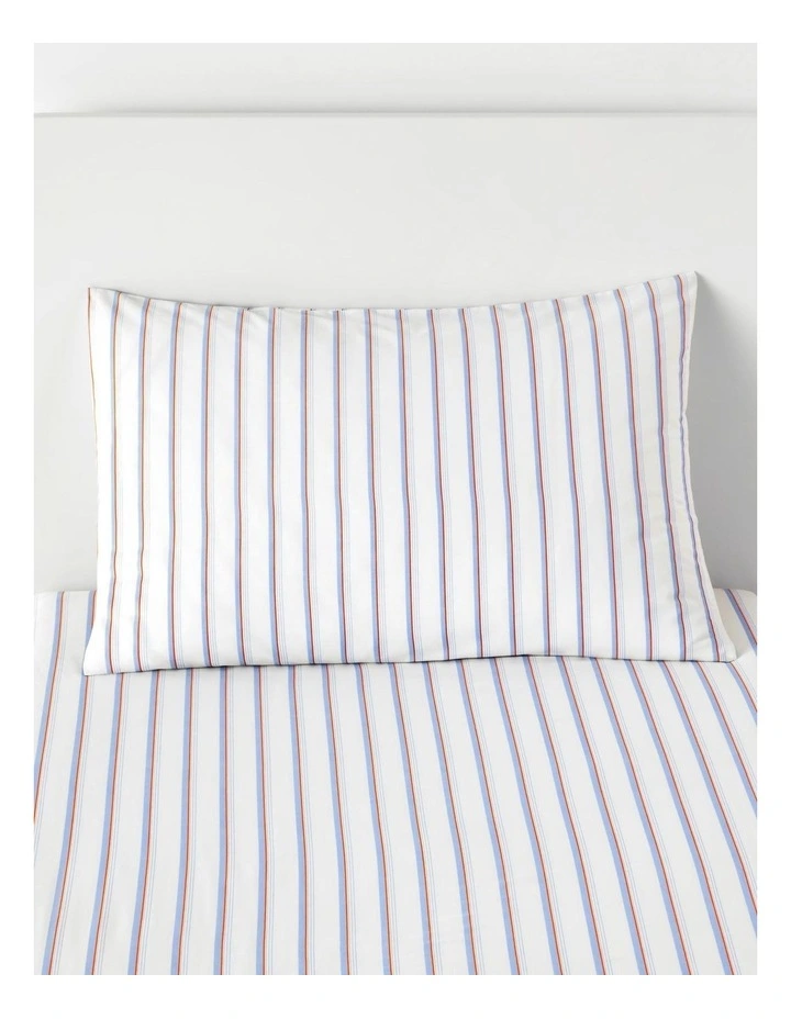 Sheridan Kid's Jaimee Fitted Sheet Set In Blue/White