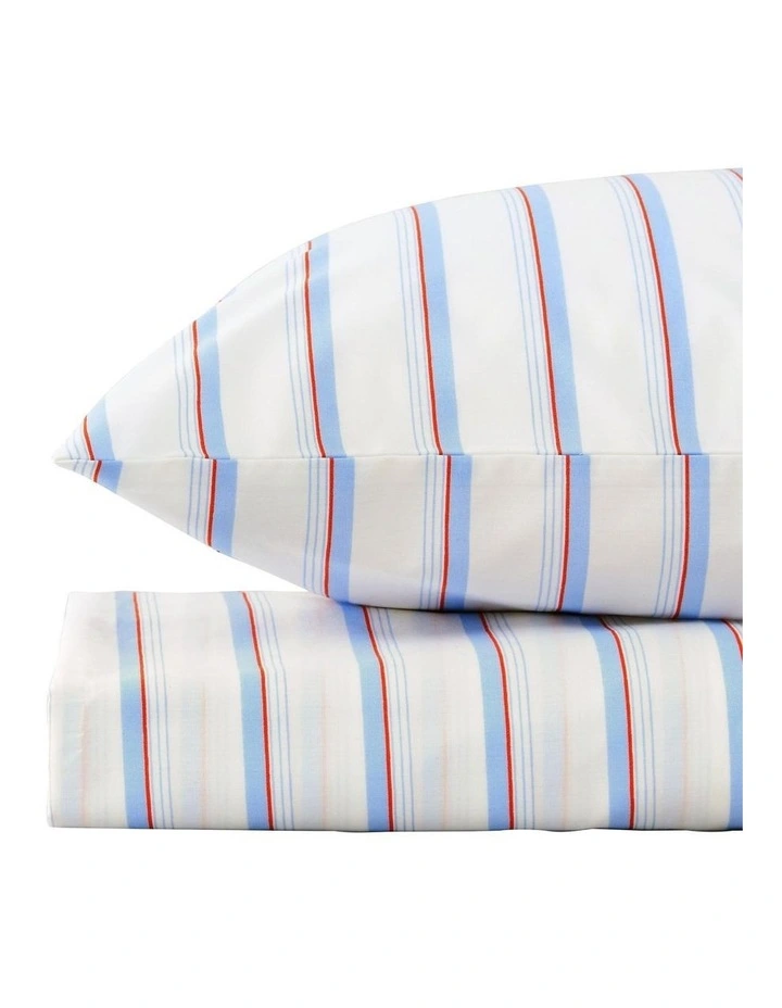 Sheridan Kid's Jaimee Fitted Sheet Set In Blue/White - Image 2