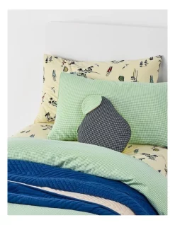 Sheridan Kid's Kiko Quilt Cover In Green