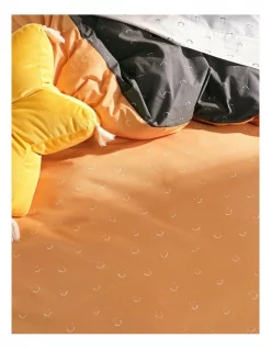 Linen House Kids Smiles All Round Quilt Cover Set In Charcoal/Apricot -Sheridan Shop unnamed file 1327