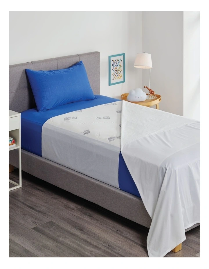 Protect-A-Bed Night Night Bedwetting Kit With Linen Protector & Top Sheet In White - Image 2