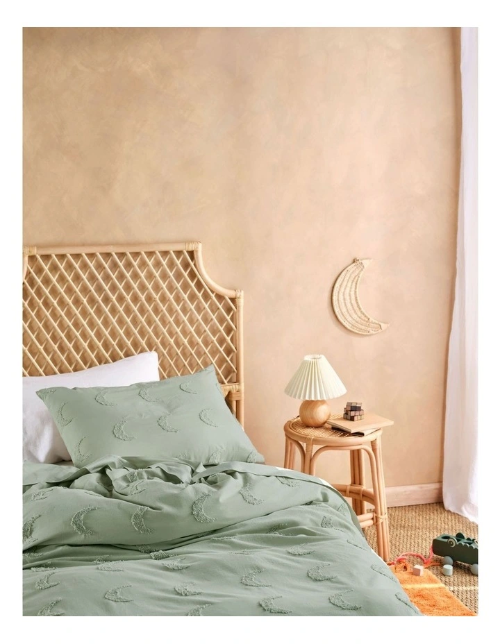 Linen House Kids Moon Gaze Quilt Cover Set In Wasabi - Image 2