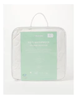 Milkshake Kids Waterproof Mattress Protector In White