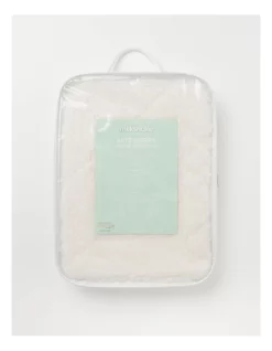 Milkshake Sherpa Fleece Pillow Protector White