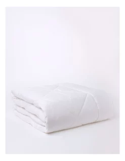 Milkshake Australian Wool Rich Cotton Quilt In White