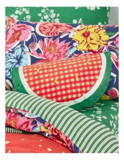 Sheridan Kid's Watermelon Slice Cushion In Multi