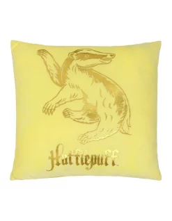 Harry Potter Hufflepuff Square Cushion Gold