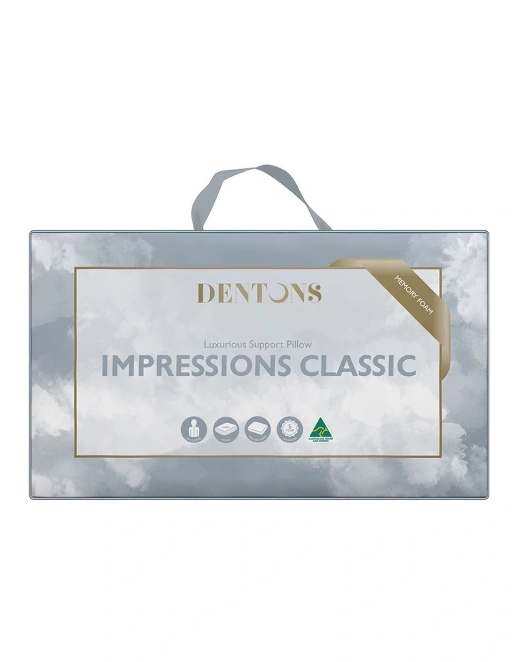Dentons Pillows Impressions Classic Memory Foam Pillow