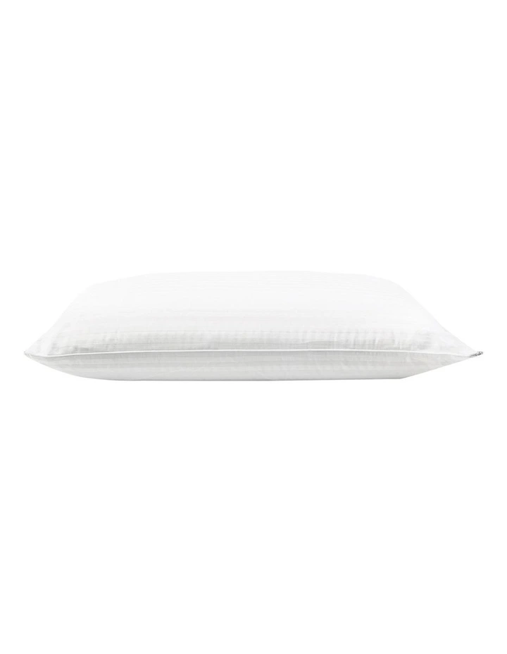 Dunlopillo Luxurious High Profile & Medium Feel Latex Pillow In White - Image 2