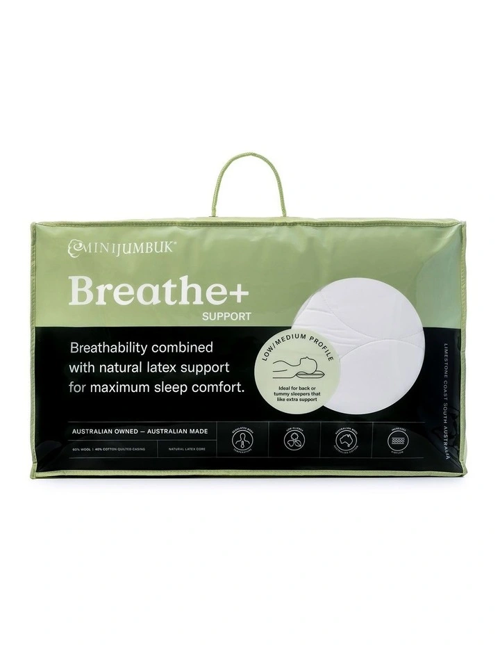 MiniJumbuk Breathe & Support Latex Pillow White 3 MiniJumbuk Breathe & Support Latex Pillow White