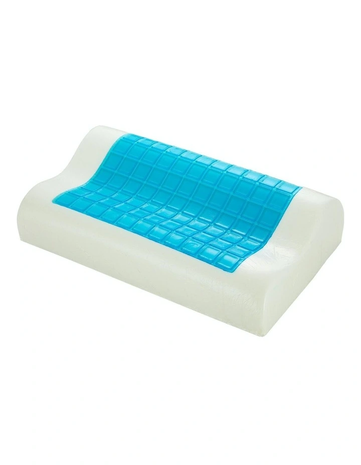 Royal Comfort Gel-Infused Contoured Memory Foam Pillow Single Pack - Image 4