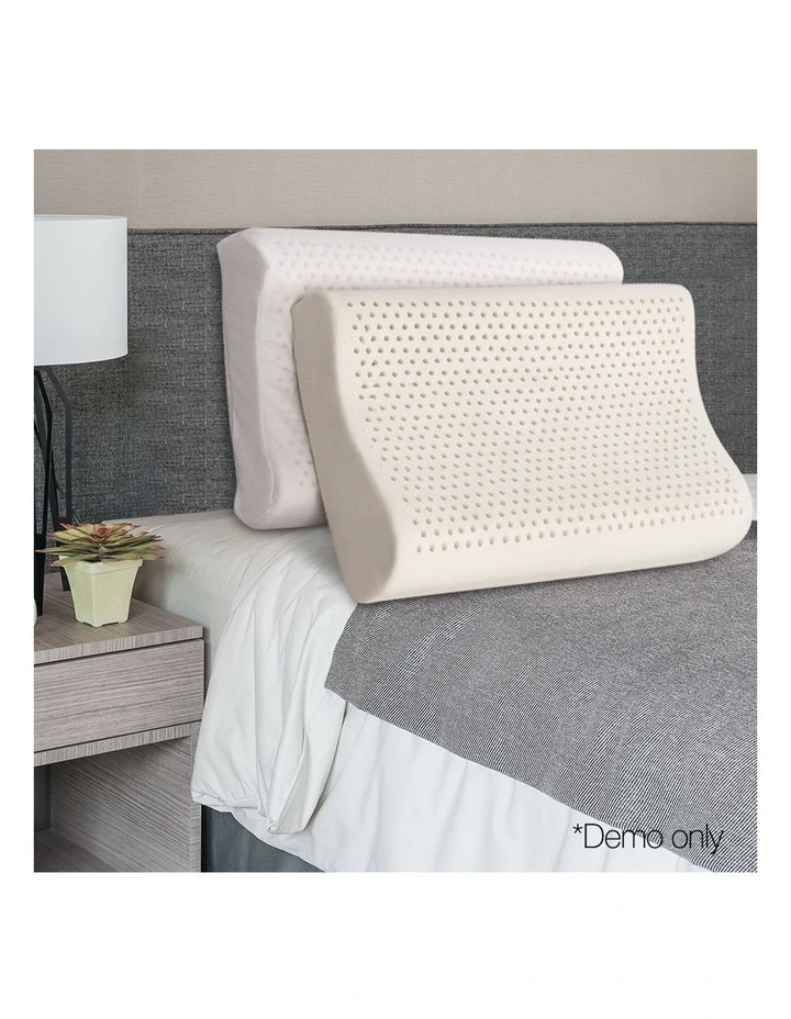 Giselle Bedding Set Of 2 Natural Latex Pillow - Image 4