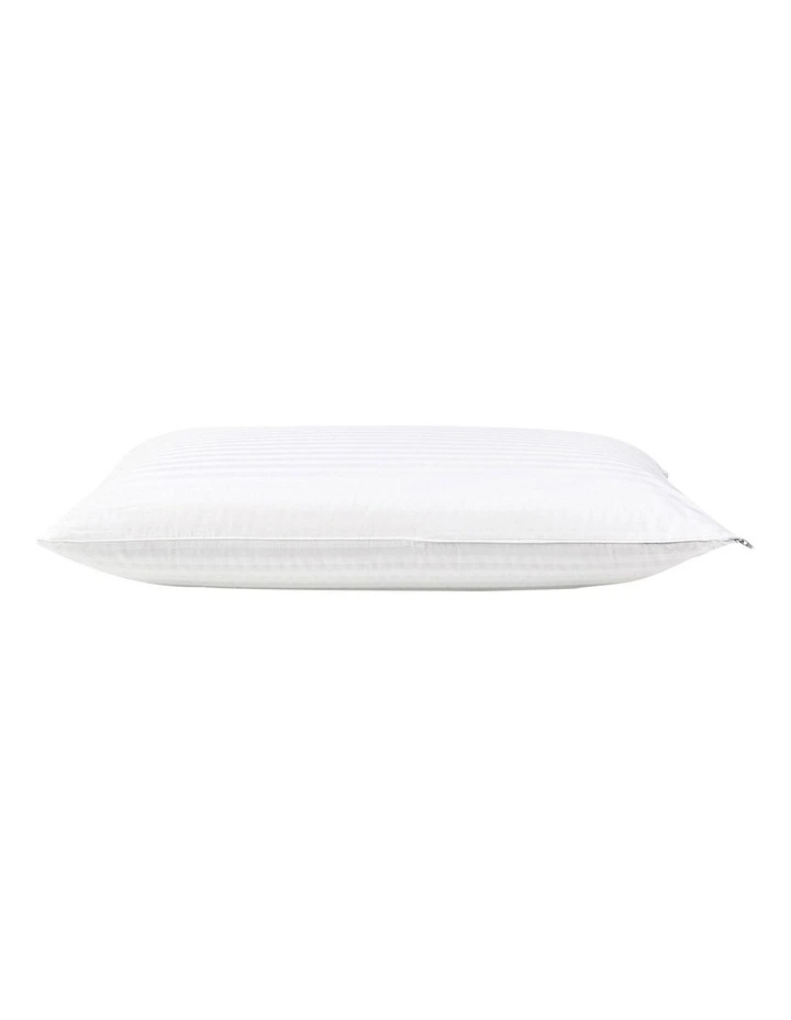 Dunlopillo Luxurious High Profile & Firm Feel Latex Pillow In White - Image 2