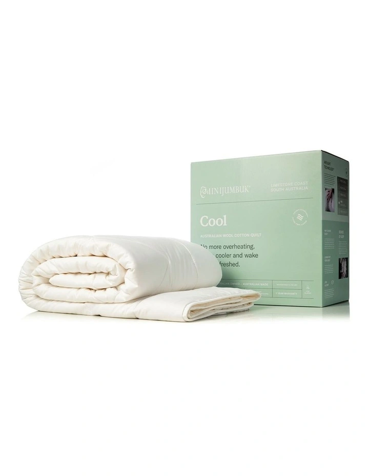 MiniJumbuk Cool Australian Wool Cotton Quilt - Image 3