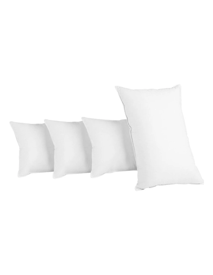 Giselle Bedding King Size 4 Pack Bed Pillow Medium*2 Firm*2 Microfibre Fiiling