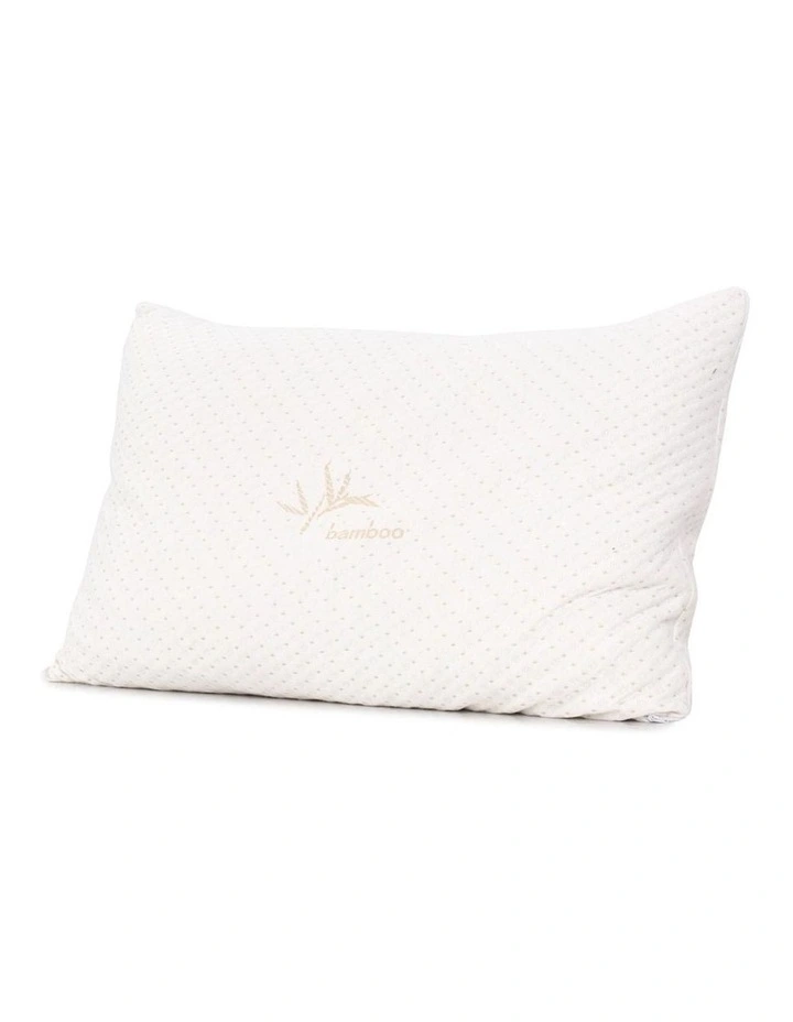 Giselle Bedding Set Of 2 Single Bamboo Memory Foam Pillow - Image 4
