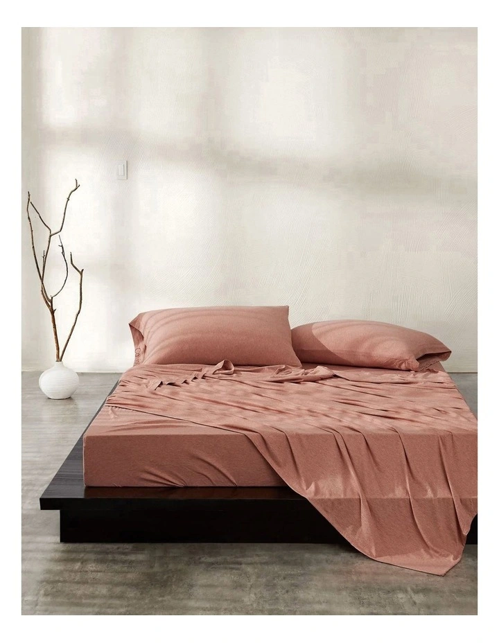 Calvin Klein Modern Cotton Harrison Standard Pillowcase In Terracotta - Image 2