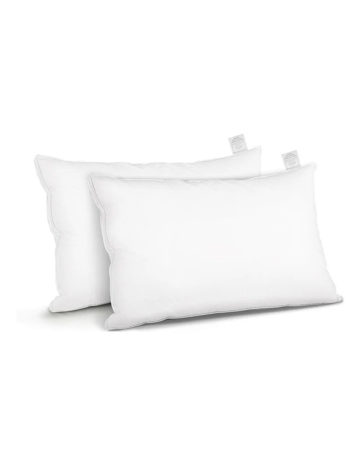 Giselle Bedding Duck Feather Down Twin Pack Pillow