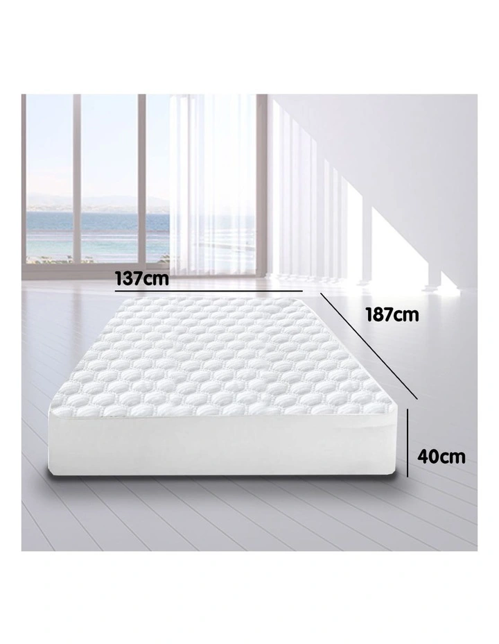Laura Hill Luxury Cool Max Comfortable Fully Fitted Bed Mattress Protector Queen Laura Hill Luxury Cool Max Comfortable Fully Fitted Bed Mattress Protector Queen -Sheridan Shop unnamed file 634