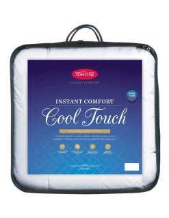 Tontine Classic Comfort Cool Touch Mattress Protector White