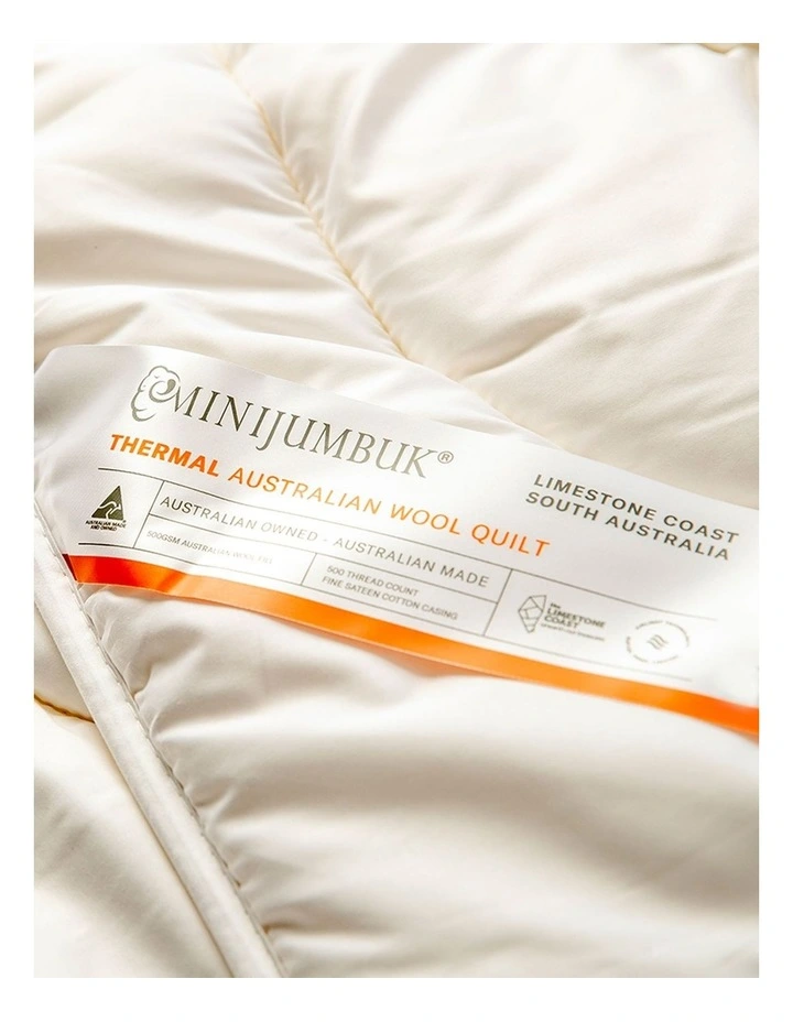 MiniJumbuk Thermal Australian Wool Quilt - Image 5