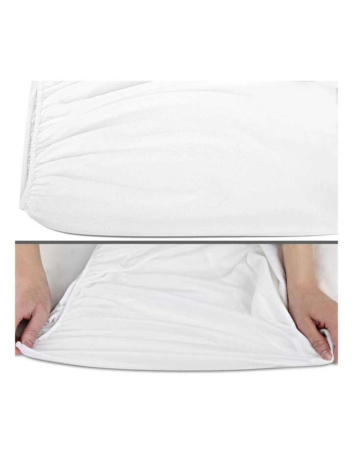 Giselle Bedding Double Size Waterproof Bamboo Mattress Protector 7 Giselle Bedding Double Size Waterproof Bamboo Mattress Protector - Image 5