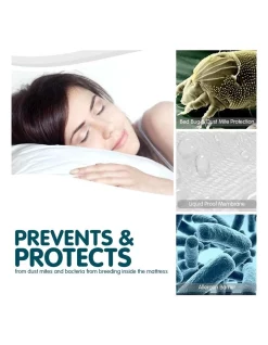 Laura Hill Luxury Cool Max Comfortable Fully Fitted Bed Mattress Protector King Single 5 Laura Hill Luxury Cool Max Comfortable Fully Fitted Bed Mattress Protector King Single -Sheridan Shop unnamed file 730