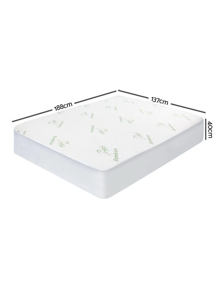Giselle Bedding Bamboo Mattress Protector Double - Image 2