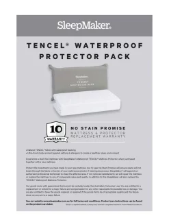 SleepMaker Sleep Collections Tencel Waterproof Mattress Protector -Sheridan Shop unnamed file 808
