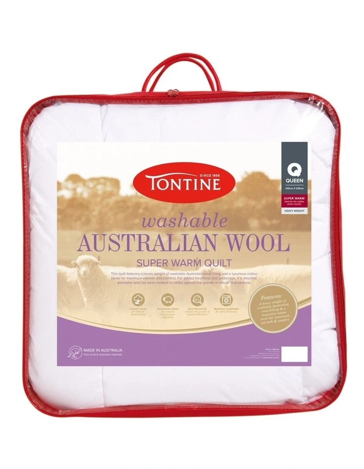 Tontine Washable Wool Super Warm Quilt