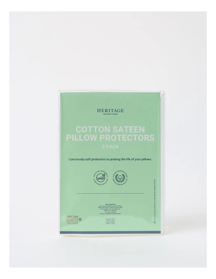 Cotton Pillow Protector 2 Pack Heritage Cotton Pillow Protector 2 Pack -Sheridan Shop unnamed file 851