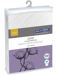 Protect-A-Bed Aero Cotton Quilted Waterproof Pillow Protector
