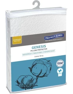 Protect-A-Bed Genesis Cotton Terry Waterproof Pillow Protector