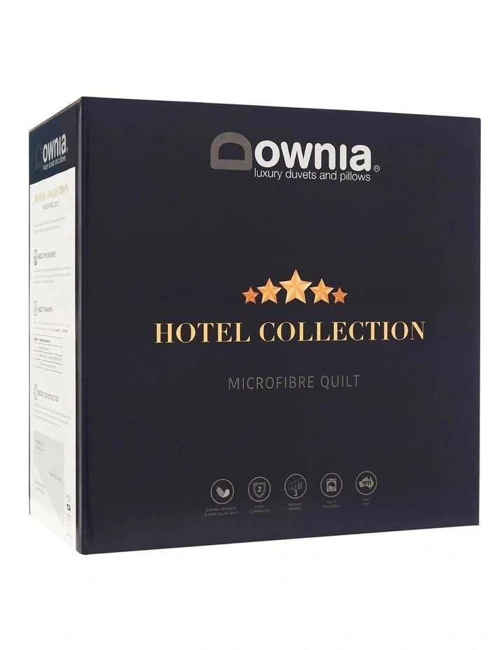 Downia Hotel Collection Microfibre Quilt White - Image 2
