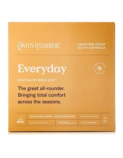 MiniJumbuk Everyday Australian Wool Quilt