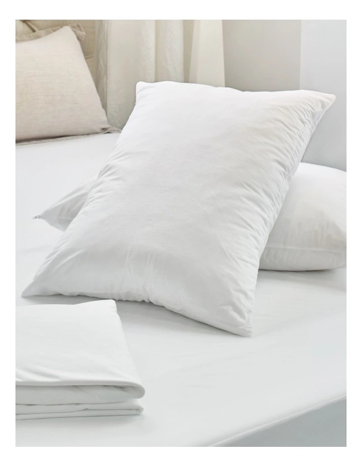 Protect-A-Bed Halcyon Bamboo Jersey Waterproof Fitted King Pillow Protector - Image 2